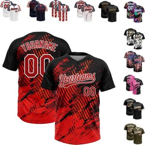 Custom Baseball Jersey Personalized Sublimated Moisture Wicking Unisex Adult Softball Shirt With Name Number Team Logo - Product Image 1