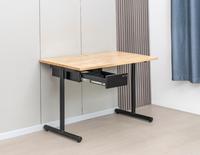Meuble de bureau élégant, bureau d'ordinateur de direction avec un design élégant, panneau de modestie pour poste de travail de bureau