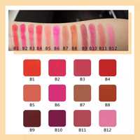 Palette de fards à paupières, blush, pour maquillage, avec logo personnalisé, 6 couleurs