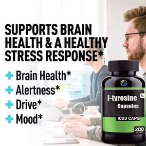 OEM suplemen asam Amino <span class=keywords><strong>l</strong></span>-tirosin <span class=keywords><strong>L</strong></span> kapsul tirosin atau kesehatan otak - Product Image 3