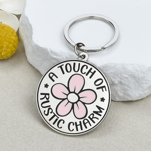 Fabricant chinois de porte-clés en alliage de zinc personnalisés, logo personnalisé, porte-clés en émail doux et dur - Product Image 3