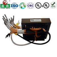 Module de chargeur de VE 3000W LLC, transformateur à noyau de ferrite résonant EE55 EE70 EE80 EE65