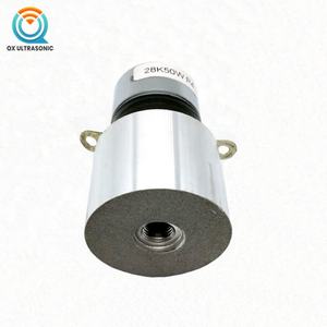 Ultrasonik Vibratör Temizleme Dönüştürücü 28KHz Pzt4 Su Geçirmez Sensör Modülü 50W Alüminyum Endüstriyel Temizleme Makinesi - Product Image 3