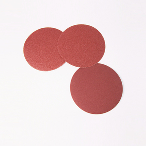 Supporto in carta di ossido di alluminio abrasivo con gancio e anello disco di forma rotonda grana 60 #-120 # con o senza fori - Product Image 4