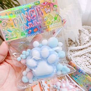 Best Selling Novelty TPR Soft Cat Paw Hand Exercise Squeeze <b>Squishy</b> Stress Relief Decompression Toys Party Favors for Kids - Product Image 5
