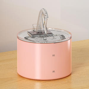 Fontaine à eau automatique pour animaux de compagnie PetSafe, ronde, rose, 1940 g, réutilisable pour chiens et chats, détachable - Product Image 5