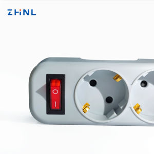 भारी शुल्क रेटिंग 3-आउटलेट स्ट्रिप होटल कनवर्टर 16a 250v यूनिवर्सल यू सॉकेट चार्जर एसी/डीसी पावर इलेक्ट्रिकल एडाप्टर - Product Image 6