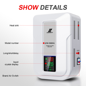 Dtb duy nhất giai đoạn dẫn hiển thị kỹ thuật số ổn định 1KVA 3KVA 5KVA 8KVA 10KVA treo tường <span class=keywords><strong>AC</strong></span> điều khiển điện áp cho văn phòng - Product Image 4