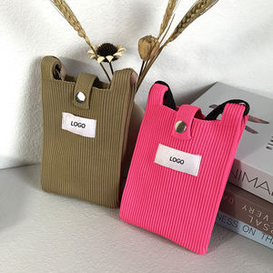 Sac à main en polyester tricoté à la main personnalisé, <span class=keywords><strong>mini</strong></span> sac à bandoulière pour femmes et filles, organisateur, sac de plage, utilisation en été, printemps, automne, hiver - Product Image 4