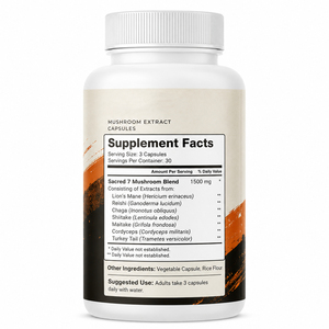 Complément Herbal Halal Premium à Marque Blanche : Capsules d'Extrait de Champignon Cordyceps militaris – Améliore l'Immunité, Antioxydant, GMP - Product Image 6