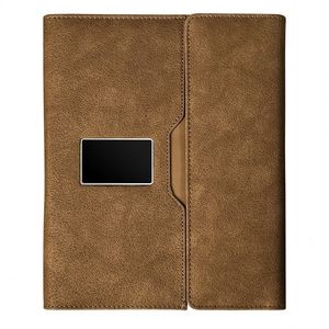 Libreta de Negocios de Alta Gama, Luminosa, con Carga Inalámbrica, Triple Pliegue, de Cuero PU, Personalizable, para Registro de Reuniones, con Caja de Regalo y Logotipo - Product Image 5