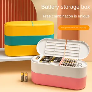 निर्माता का मूल पेटेंट घरेलू बैटरी भंडारण बॉक्स, बैटरी स्तर परीक्षक, सूखी लिथियम बैटरी भंडारण बॉक्स