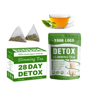 OEM Organic Slimming Tea Products Burning Fat Weight Loss Detox Drain Oil Lose Big Belly Fat Burner 100% Health Tea