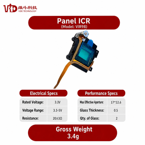 Filtre IR ICR de qualité industrielle 3.3V 50G Impact -40~85 ° Objectif C 17x12.6mm pour <span class=keywords><strong>la</strong></span> capture de violations - Product Image 5