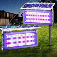 Lampe Solaire Anti-Moustiques et Répulsive IP33 Étanche pour Maison, Jardin, Cour, Fermes et Élevage