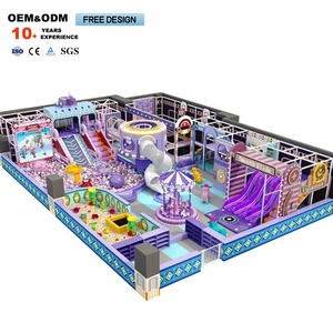 Équipement de terrain de jeux intérieur moderne, aire de jeux souple et parc de saut, jeux interactifs pour enfants en intérieur et en extérieur - Product Image 6