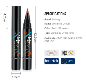 Vente en gros de <span class=keywords><strong>gel</strong></span> de polissage en une étape MOBRAY, logo personnalisé, 128 couleurs, pédicure, manucure, matériel, <span class=keywords><strong>strass</strong></span>, colle pour ongles - Product Image 2
