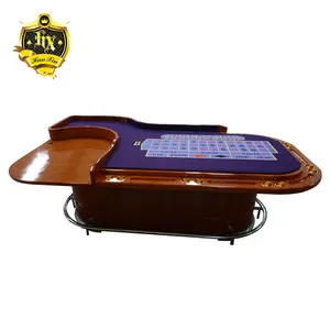Meja Roulette Sentuh Kasino Profesional Roulette Meja Kasino untuk Penjualan Meja Hanxin Logam atau Kayu/Permainan Kartu Opsional