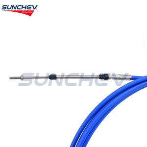 Câble de commande d'accélérateur de <span class=keywords><strong>bateau</strong></span> 22 pieds (bleu) pour <span class=keywords><strong>moteur</strong></span> hors-<span class=keywords><strong>bord</strong></span> universel de <span class=keywords><strong>bateau</strong></span> - Product Image 2