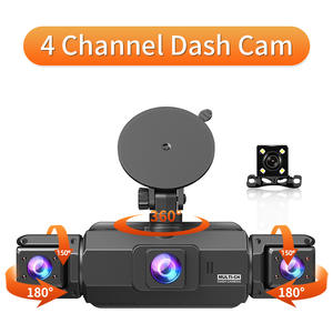 Caméra embarquée Aoedi AD365 FHD 1080P 4 canaux à double objectif grand angle IPS avec WiFi GPS, enregistreur vidéo 3-en-1 avant/arrière pour voiture - Product Image 3