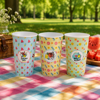 Gobelets en plastique personnalisables de 20 oz pour sublimation, vierges, pour café, cola, ou autres boissons, pour impression par transfert thermique DIY