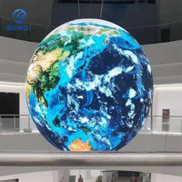 Pantalla LED Esférica P1.5 P2.0 P2.5 Compatible con 8K, Pantalla de Bola Impermeable, Solución Personalizada para Hoteles, Salas de Exposiciones y Exhibiciones Comerciales