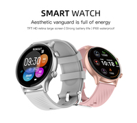 Montre connectée Z178, connexion BT5.3, appels téléphoniques, écran TFT HD 360x360, suivi du sommeil SpO2, batterie 300mAh, silicone, étanche IP68
