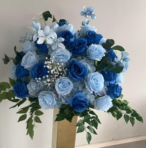 ลูกบอลดอกไม้ประดิษฐ์สีชมพูประดับโต๊ะวางกลางโต๊ะดอกกุหลาบ50ซม. ลูกบอลทำจากผ้าไหมสำหรับตกแต่งงานแต่งงานทำจาก M-FB038 - Product Image 6