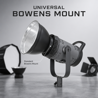 Lampe de studio bi-couleur FY-300X 300W Ra 96 CRI en alliage d'aluminium avec contrôle par application pour la création de contenu de podcast, éclairage de haute qualité