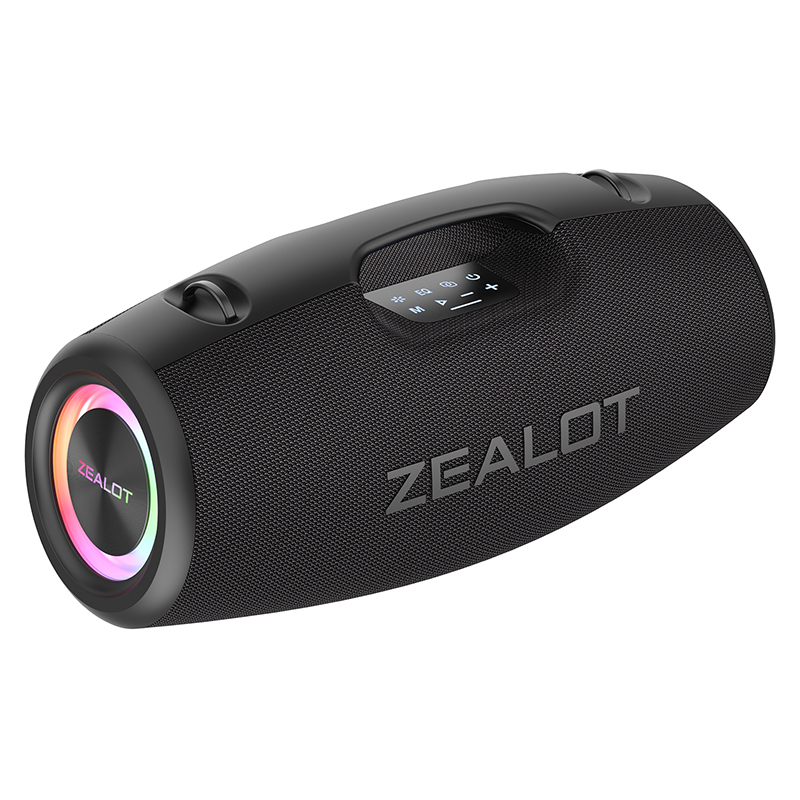 ZEALOT S78 <strong>100W</strong> Wireless BT <strong>Speaker</strong> TF USB AUX RGB Lighting TWS Power Bank BT EQ Outdoor Waterproof Bass Party Boombox