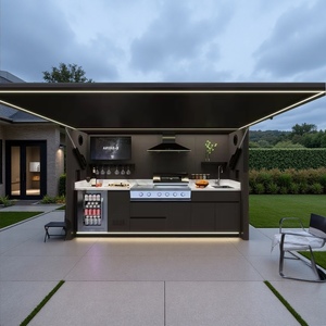 <span class=keywords><strong>Cucina</strong></span> <span class=keywords><strong>da</strong></span> giardino di lusso con Pergola <span class=keywords><strong>da</strong></span> Bar e Set <span class=keywords><strong>da</strong></span> <span class=keywords><strong>cucina</strong></span> <span class=keywords><strong>da</strong></span> esterno con Grill incorporato - Product Image 3