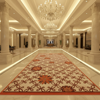 Grands tapis commerciaux faits main tuftés à la main pour l'entrée d'hôtel, tapis de sol pour salon et espaces à fort trafic