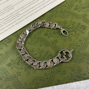 Venta directa de fábrica 925 pulsera de plata esterlina versión alta gujia 3G pulsera retro tallada hombres y mujeres trendyfashion - Product Image 2