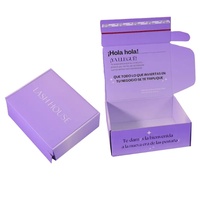 Boîte d'emballage personnalisée pour soins de la peau, en carton ondulé pliable, imprimée offset, épaissie, avec ouverture facile, pour petites séries