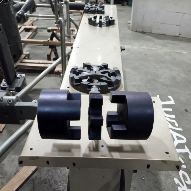 High Quality L110 Standard L Type Flexible Steel OEM Spider Jaw Shaft Coupling