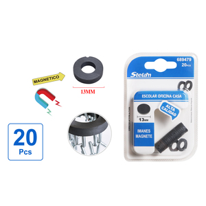 แม่เหล็กนีโอไดเมียมกลวง เกรด N35 N52 ขนาดเส้นผ่านศูนย์กลาง 13 มม. ยี่ห้อเป่ยหยง จำนวน 20 ชิ้น สำหรับงานอุตสาหกรรม ลำโพง โรงเรียน สำนักงาน และใช้ในบ้าน - Product Image 1