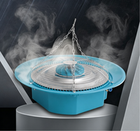 Humidificateur à disque pulvérisateur pour serres de fruits et légumes, serres florales et serres de culture de champignons, atomisation centrifuge, brume ultra-fine, fonctionnement silencieux