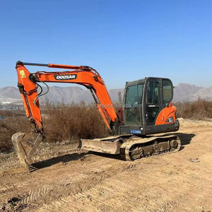 Free Shipping Mini Excavator 6 Ton EPA Euro Doosan DX60 Crawler Digger <b>Farm</b> Used Korean Mini Excavator Machine - Product Image 2
