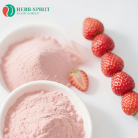 Herbspirit Organique Lyophilisé Fraise Poudre Fraise Extrait De Fruit Saveur Poudre Fruit Poudre