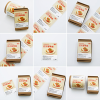 Étiquettes personnalisées en vinyle durables, écologiques et imperméables pour sauces piquantes, aliments, boissons colorées, étiquettes de marque personnalisées