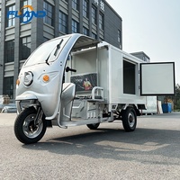 Chambre froide solaire pour le stockage de la viande, tricycle, moto, réfrigérée, compresseur Fusheng/Copeland, panneau en polyuréthane, capacité de 1 à 2 tonnes