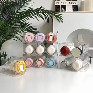 Organizzatore bottiglia di acqua <span class=keywords><strong>trasparente</strong></span> titolare per armadio, organizzazione Tumbler, conservazione della <span class=keywords><strong>cucina</strong></span> per gli accessori - Product Image 2