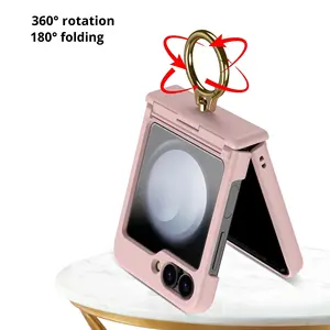 180 °   Étui de protection pliable pour Galaxy <span class=keywords><strong>Z</strong></span> <span class=keywords><strong>Flip</strong></span> 7/6/5/<span class=keywords><strong>4</strong></span>/3, protection intégrale à 360° °   Poignée rotative - Product Image 3