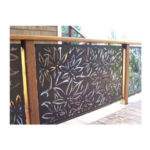 รั้วรักษาความปลอดภัยด้วยเลเซอร์แผ่นโลหะอลูมิเนียมตกแต่งสวน3-7วัน - Product Image 6