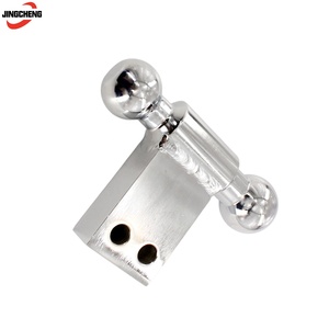 Balle de remorquage double en acier chromé, fournie par l'usine, compatible avec les attaches réglables en acier Razor, capacité 5000 lbs <span class=keywords><strong>pour</strong></span> remorques, pièce de rechange - Product Image 4