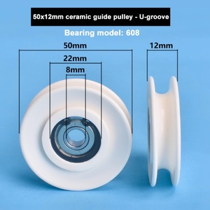 ล้อเซรามิกขนาด 50*12 มม. (สายพานกลม) สำหรับการรีดลวด ได้รับการรับรองมาตรฐาน ISO9001:2008 ผลิตตามแบบ OEM ปรับแต่งได้ พร้อมรับประกัน 1 ปี - Product Image 4