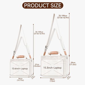 Sac à main en toile personnalisé, multi-poches, grande capacité, sac à bandoulière pour femmes, sacs fourre-<span class=keywords><strong>tout</strong></span> avec compartiments - Product Image 3
