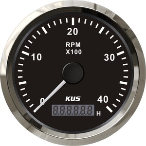 Tachymètre Kus 0-4000 tr/min avec affichage numérique pour moteur essence/diesel, mise à niveau et modernisation, protection IP67 - Product Image 2