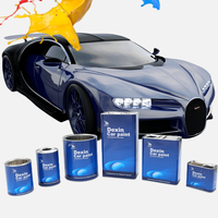 Fabricant de peinture automobile à haute teneur en solides, peintures automobiles bleues 1k 2k, peinture de retouche pour la réparation de carrosserie automobile