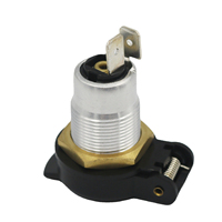Prise allume-cigare DIN Hella mâle/femelle en ABS pour voiture, moto, adaptateur marin 12/24V